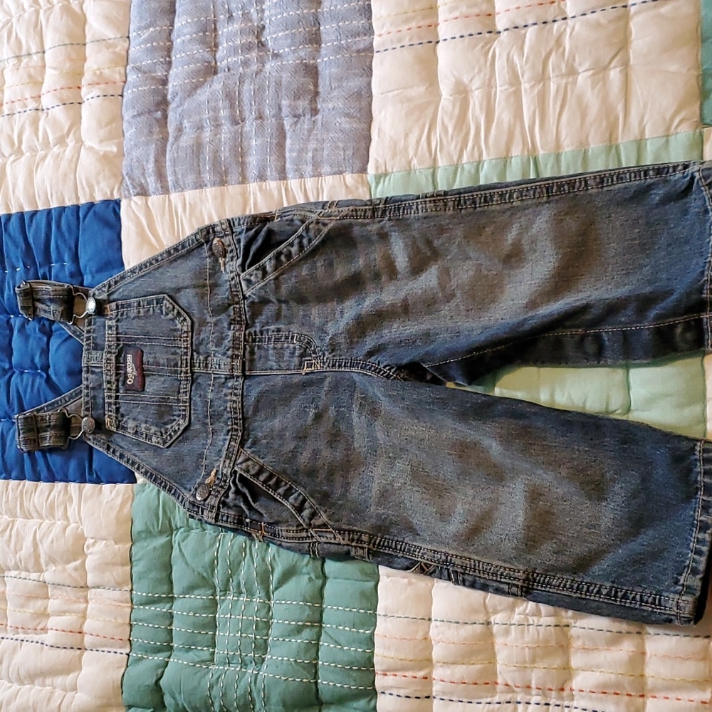 Oshkosh denim overalls size 12 months